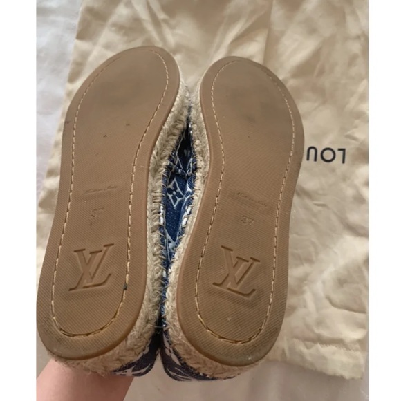 Louis Vuitton Denim Espadrilles - Picture 4 of 5
